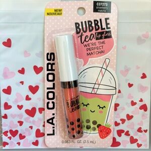L.A. Colors “We’re The Perfect Matcha” Strawberry Matcha Bubble Tea Lip Gloss